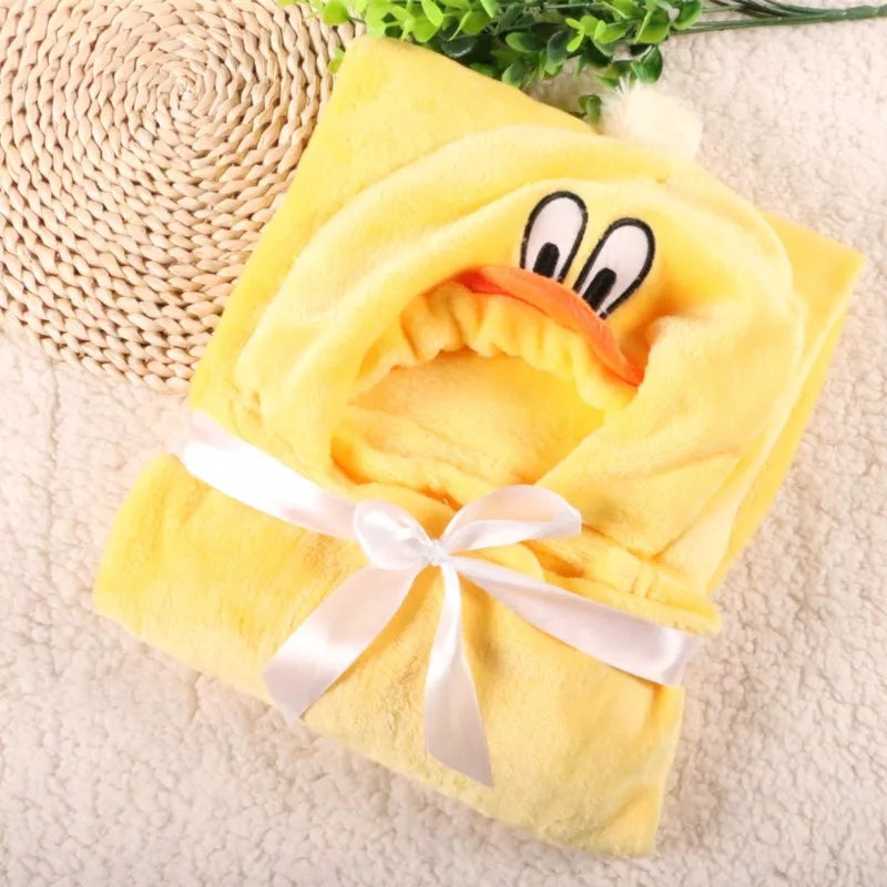 Hoodie Blanket - Tweety in Yellow