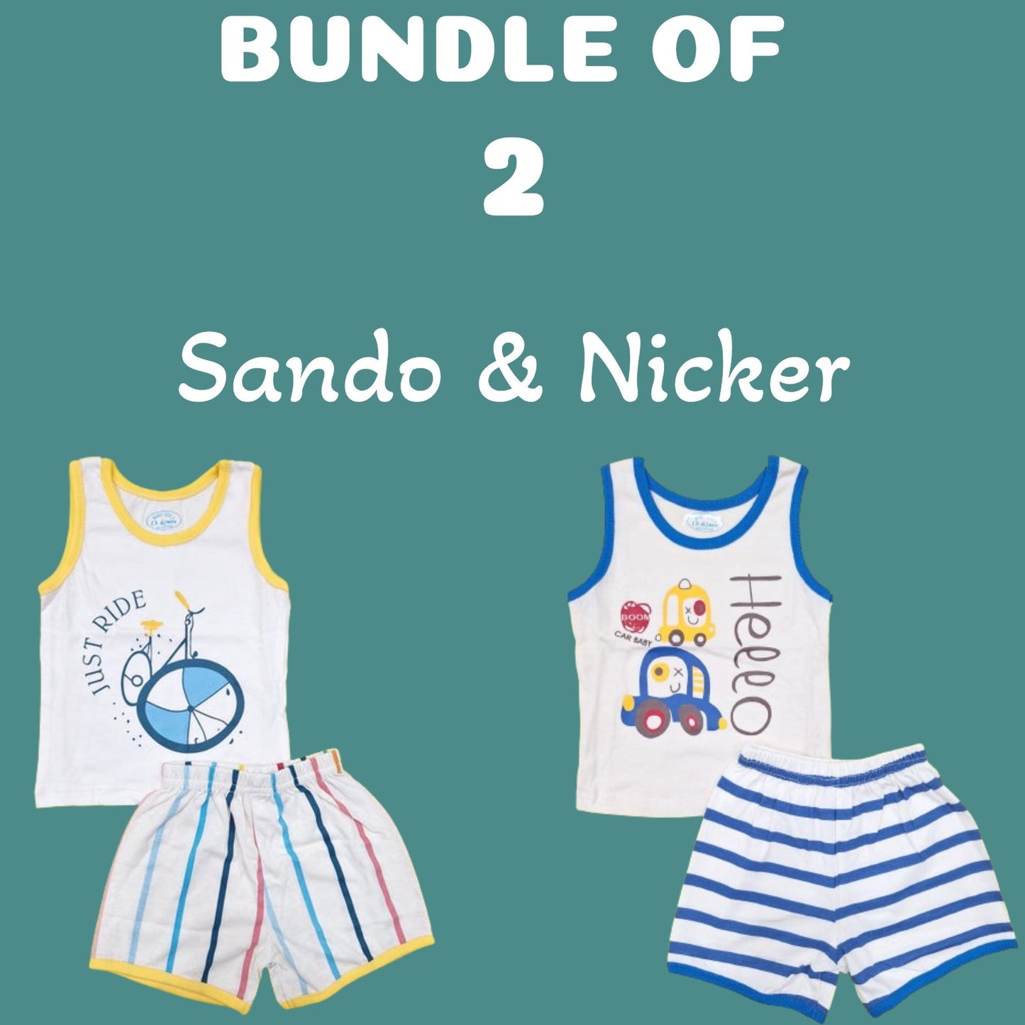 BUNDLE OF SANDO & NICKER - 2