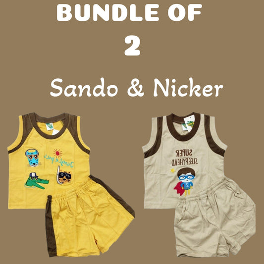 BUNDLE OF SANDO AND NICKER - 5