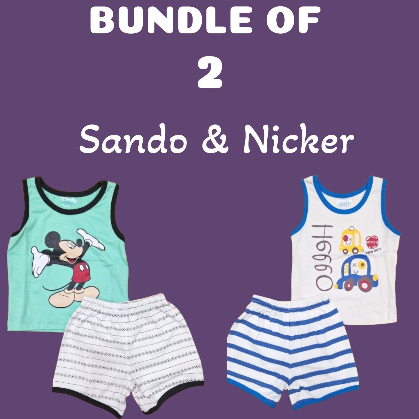 BUNDLE OF SANDO & NICKER - 7