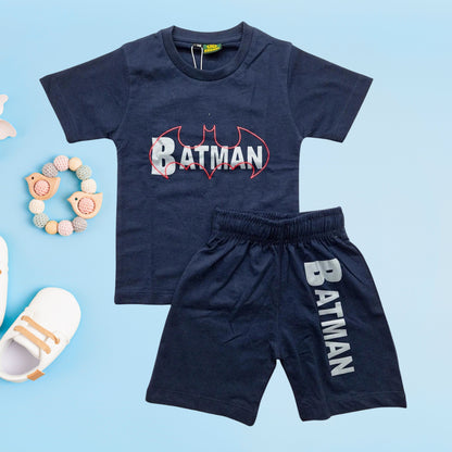 Adanos - T-Shirt & Shorts - Batman - Navy Blue