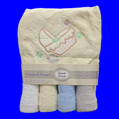 5 Pieces - Loveable Friends - Bath Towel Gift Set