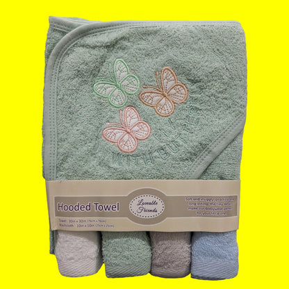 5 Pieces - Loveable Friends - Bath Towel Gift Set