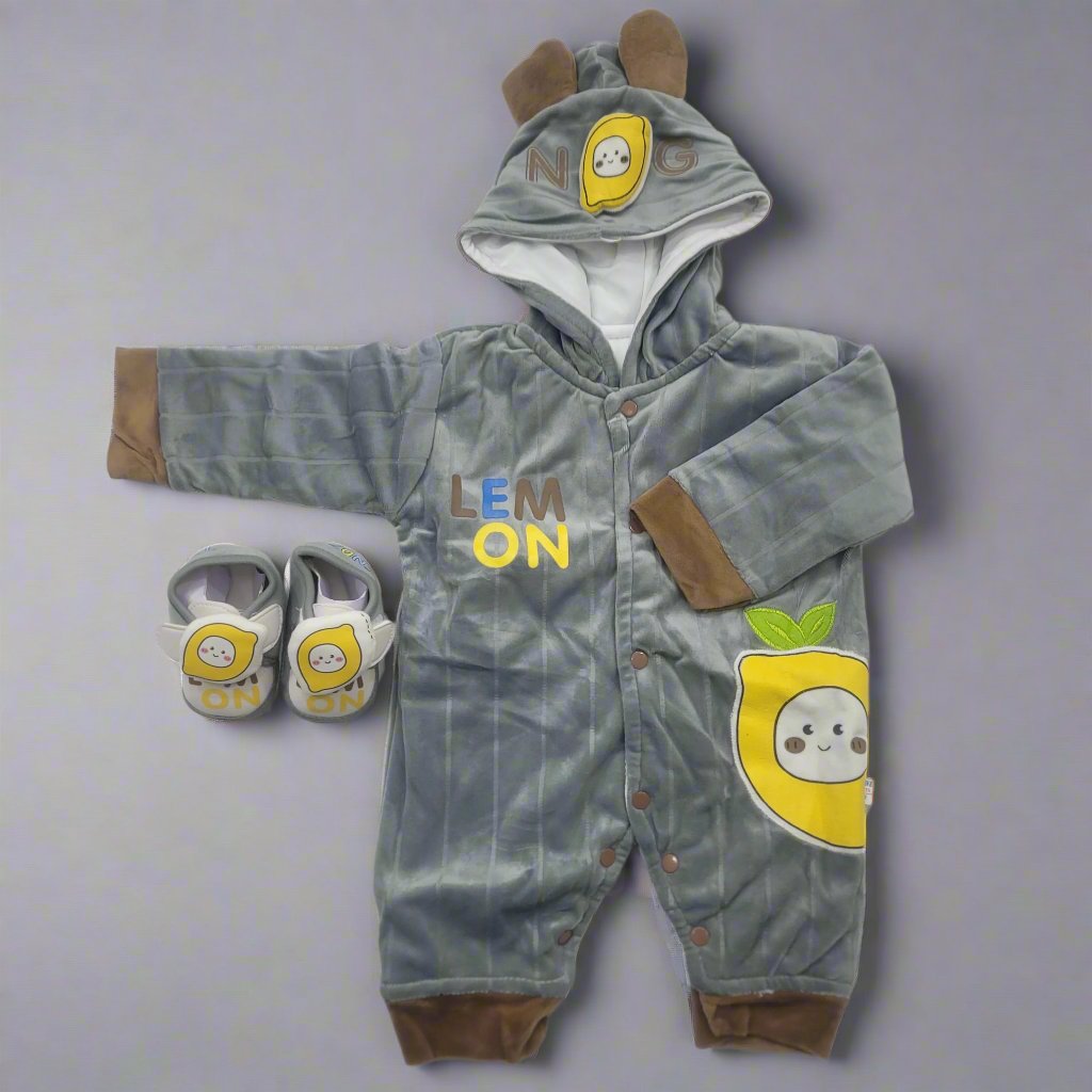 2 Pieces Romper Set - Lemon - China