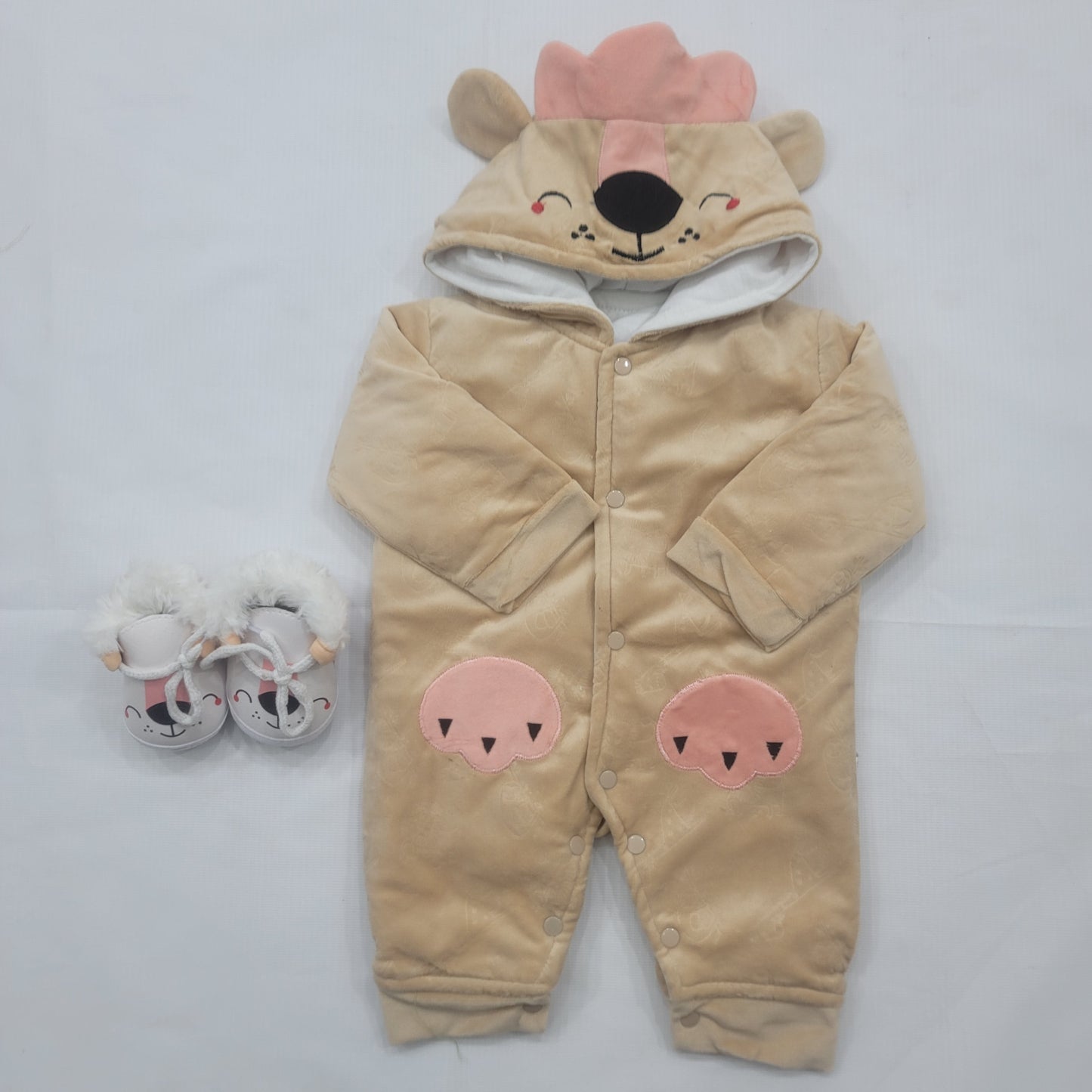 2 Pieces Romper Set - Bear  - China