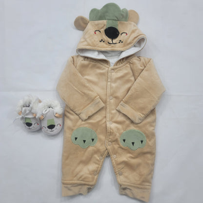 2 Pieces Romper Set - Bear  - China