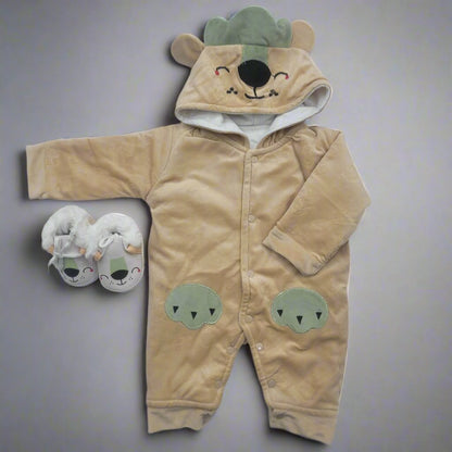 2 Pieces Romper Set - Bear  - China