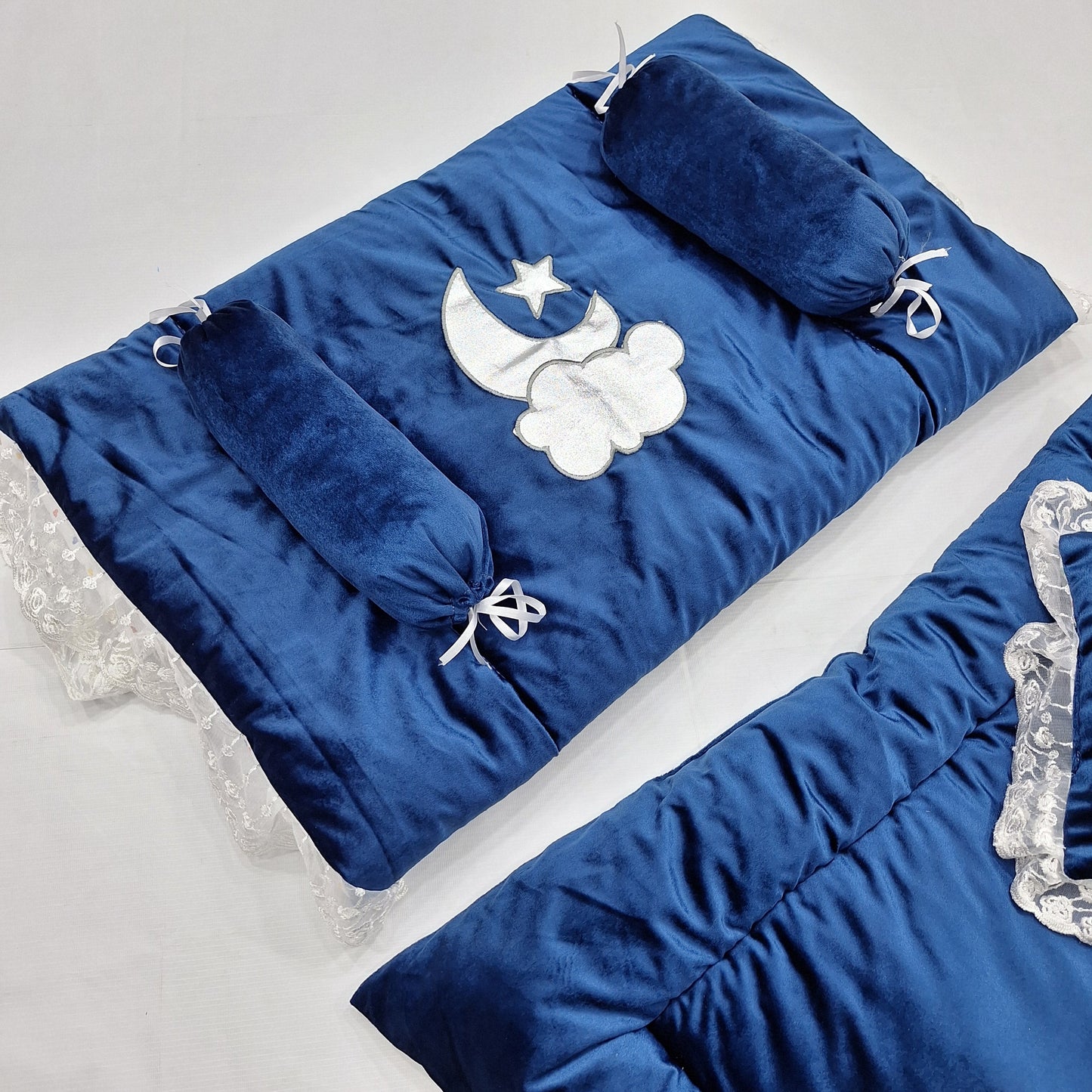 Royal's - 5 Pieces - Baby Bedding Set - Royal Blue