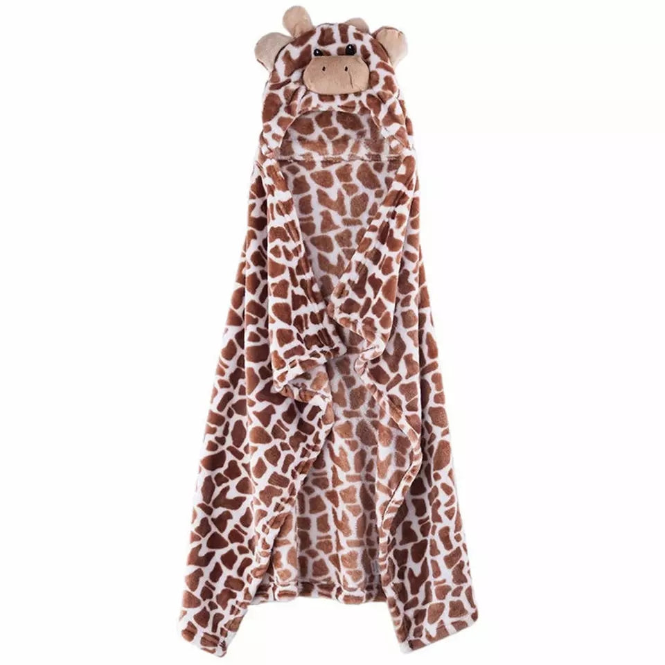 Hoodie Blanket - Giraffe