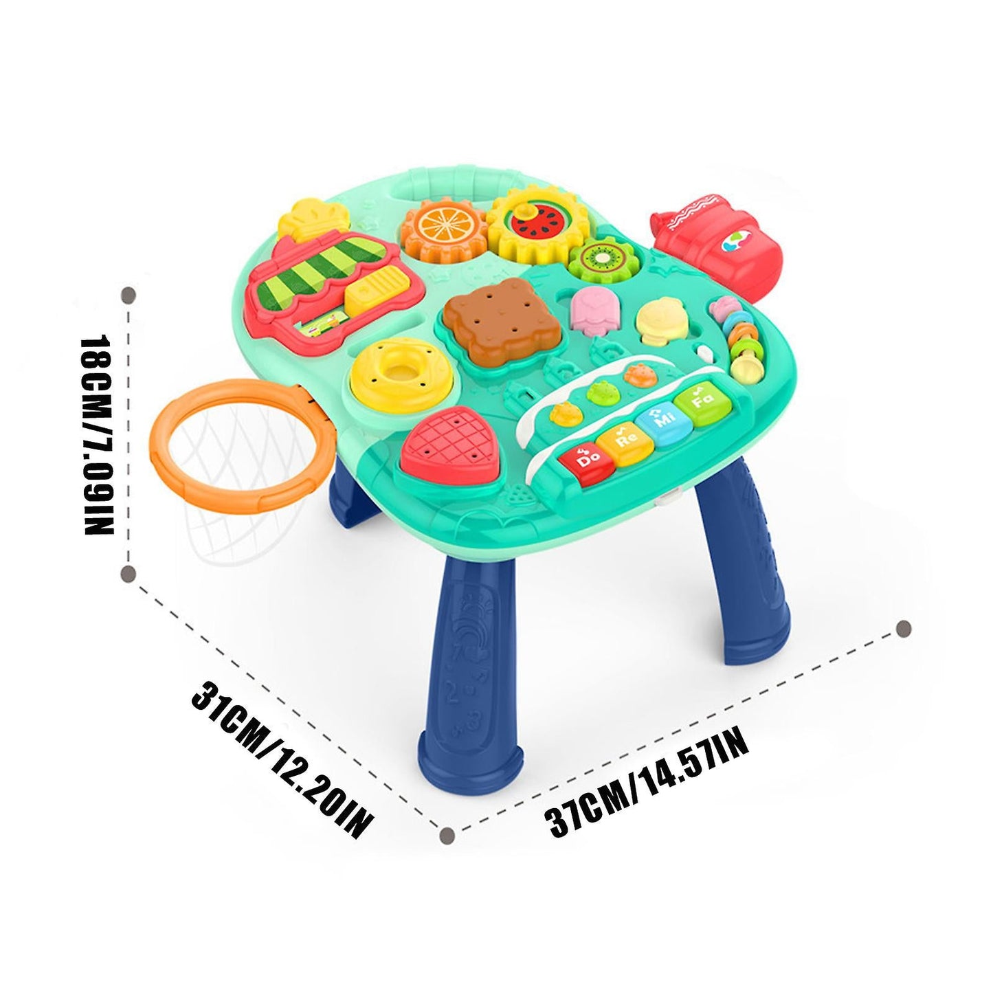 2 in 1 Musical Baby Walker & Active Table