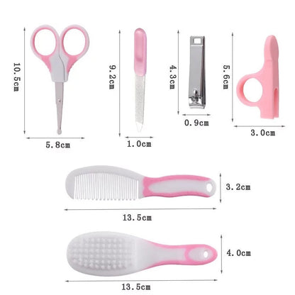 4 Pieces Baby Care Kit - Pink