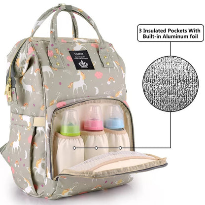 Unicorn Waterproof Diaper Backpack