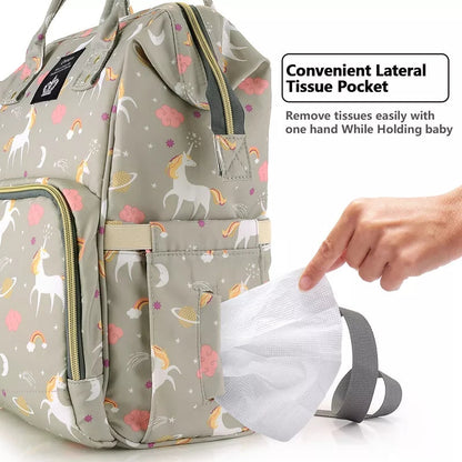 Unicorn Waterproof Diaper Backpack