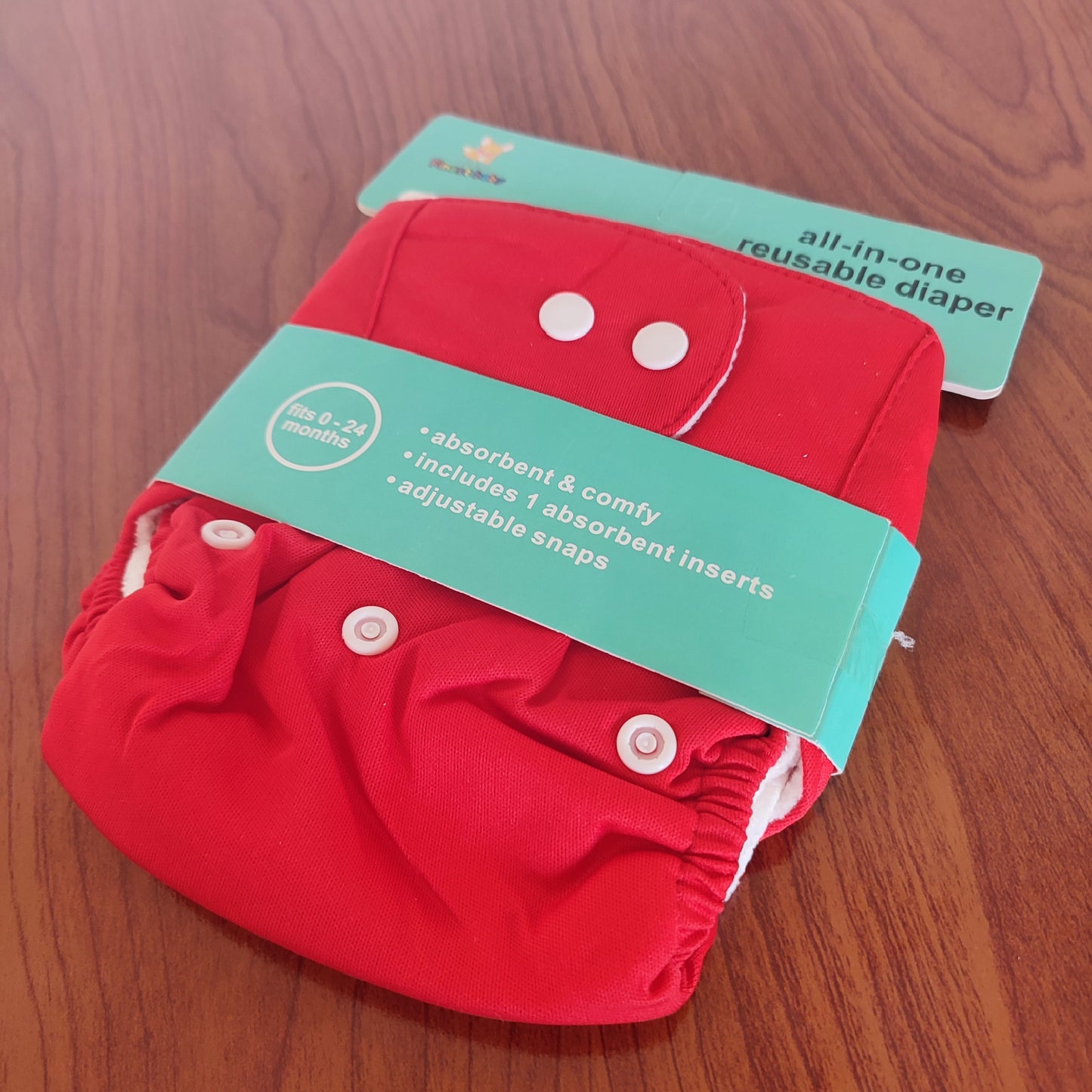 Reuseable Diaper - Red