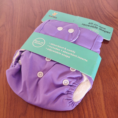 Reuseable Diaper - Purple