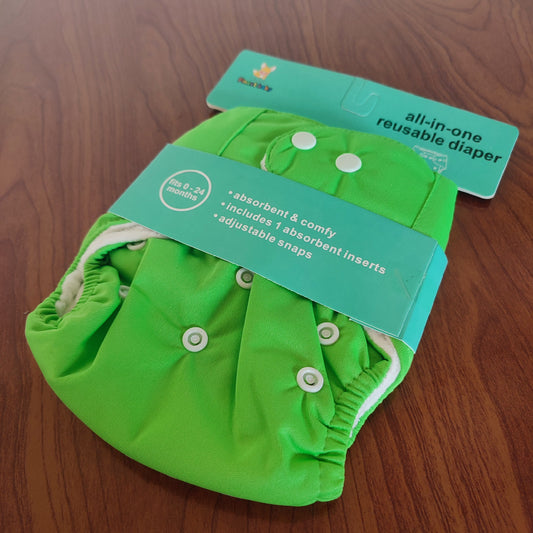 Reuseable Diaper - Green