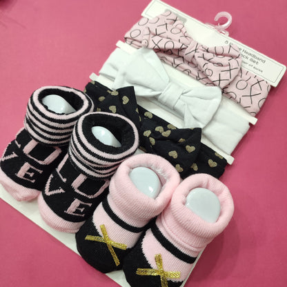 Aifeier - 5 Piece Headbands & Socks Set