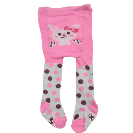 Legging - 6 to 12 Months - Rabbit - Pink