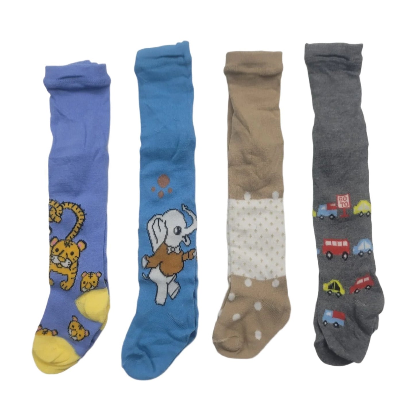 Pack of 4 for Boys Leggings - 0 to 3 Months - D3