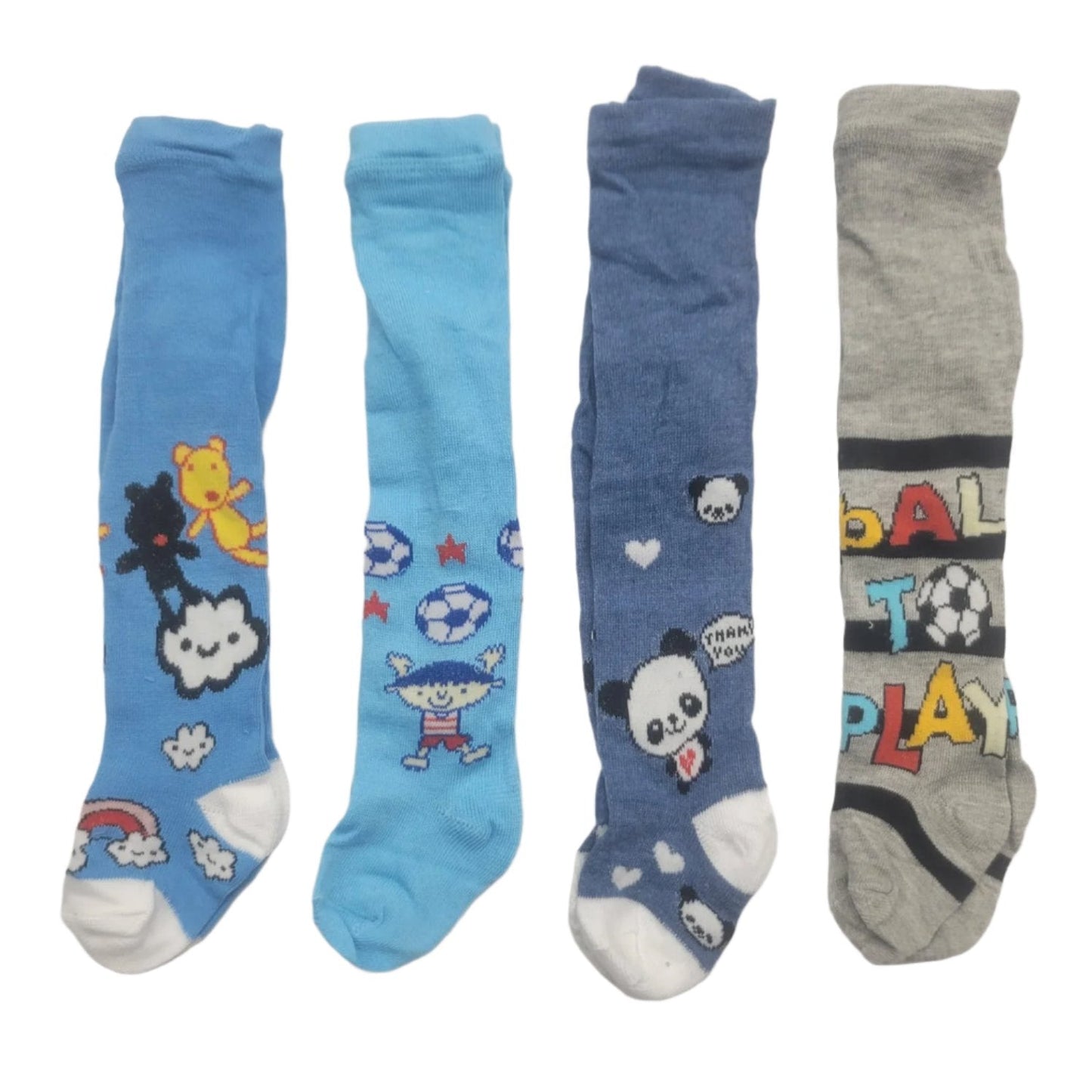 Pack of 4 for Boys Leggings - 0 to 3 Months - D2