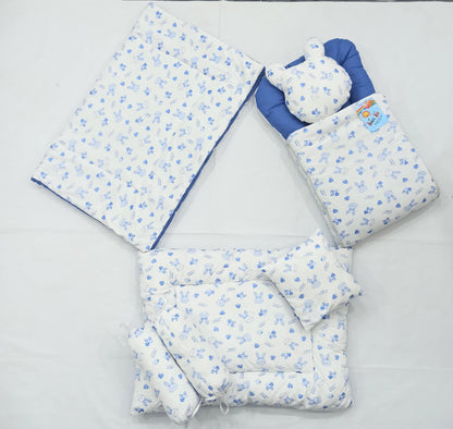 7 Pieces Velvet Bedding Set - Rabbit & Bow