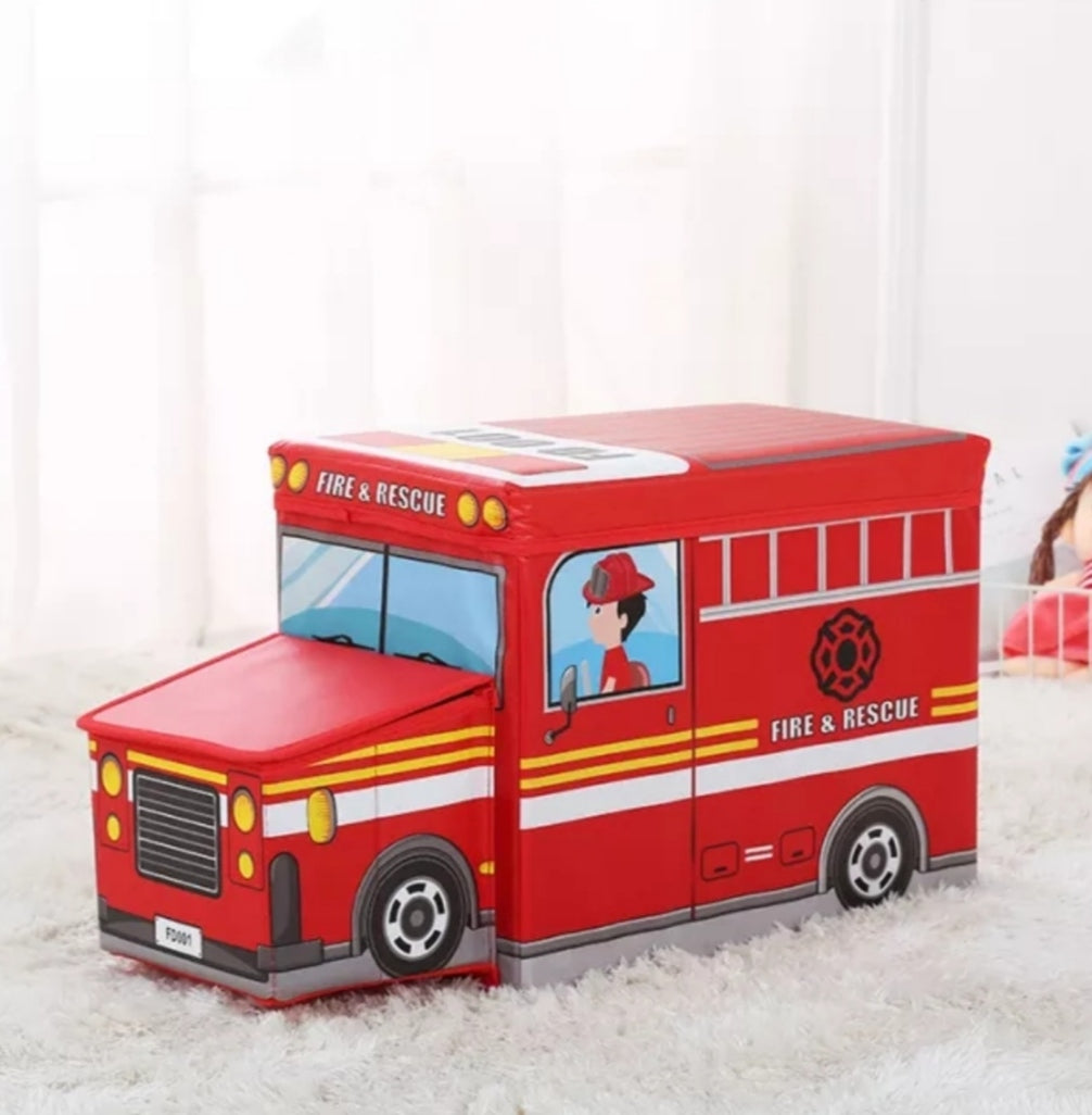 Fire & Rescue - Toy Box - Red