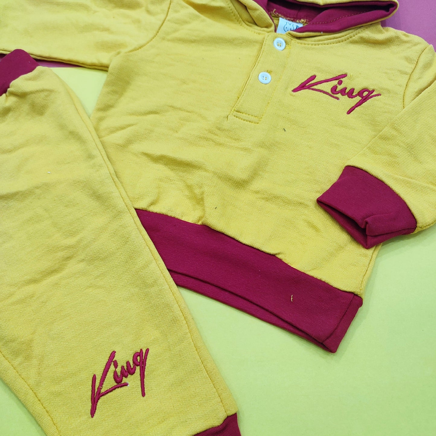 Track Suit - King - Yellow