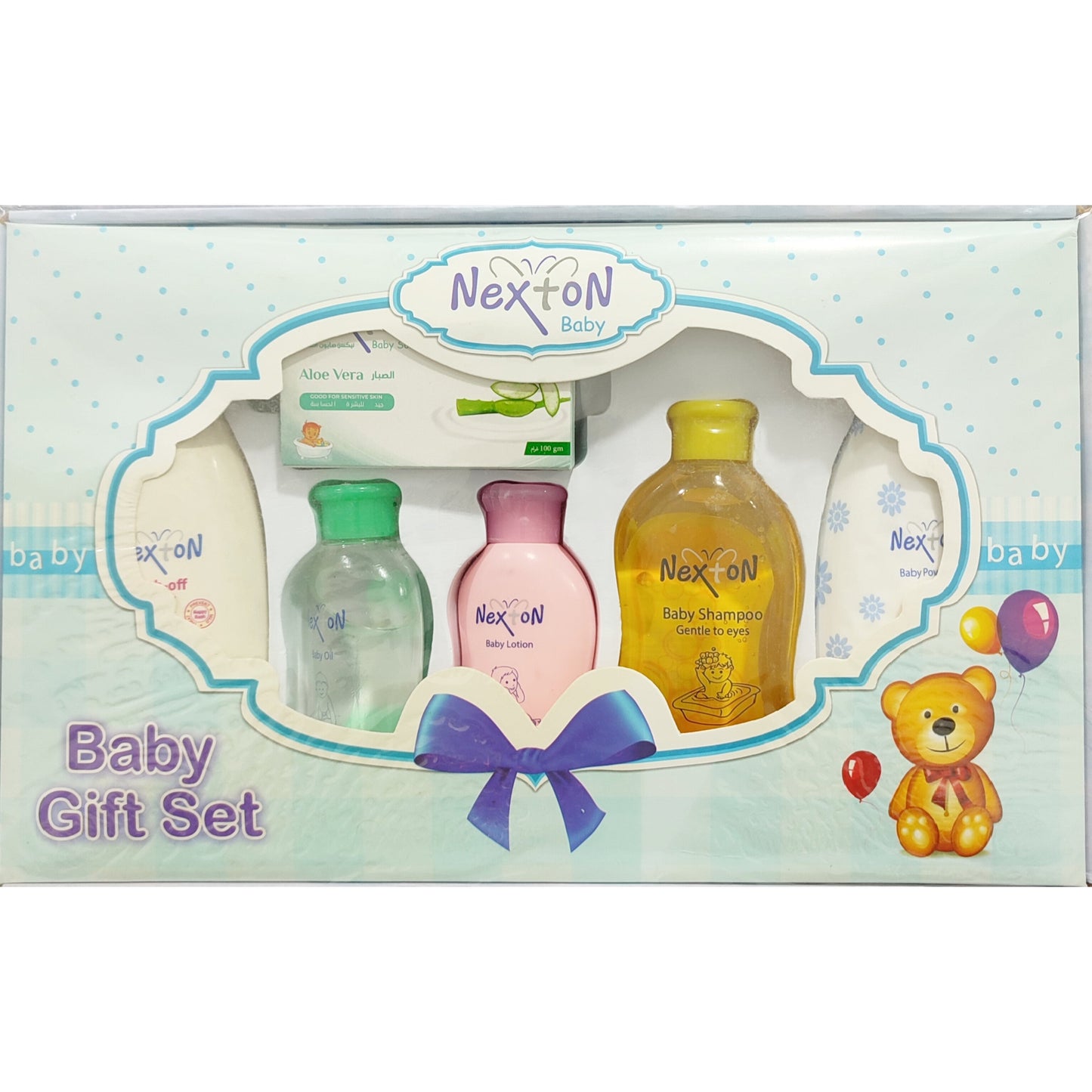 6 Pieces Nexton Baby Gift Set Bear