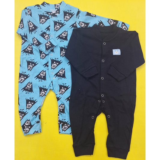 TBS - Pack of 2 Sleep Suits - Black & Blue