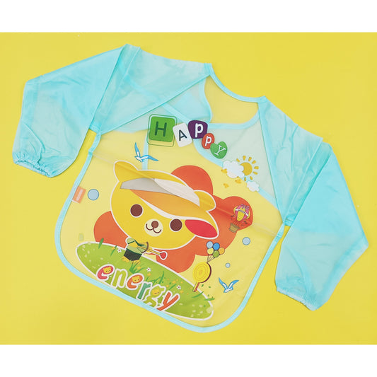 Apron Bib - Green Bear