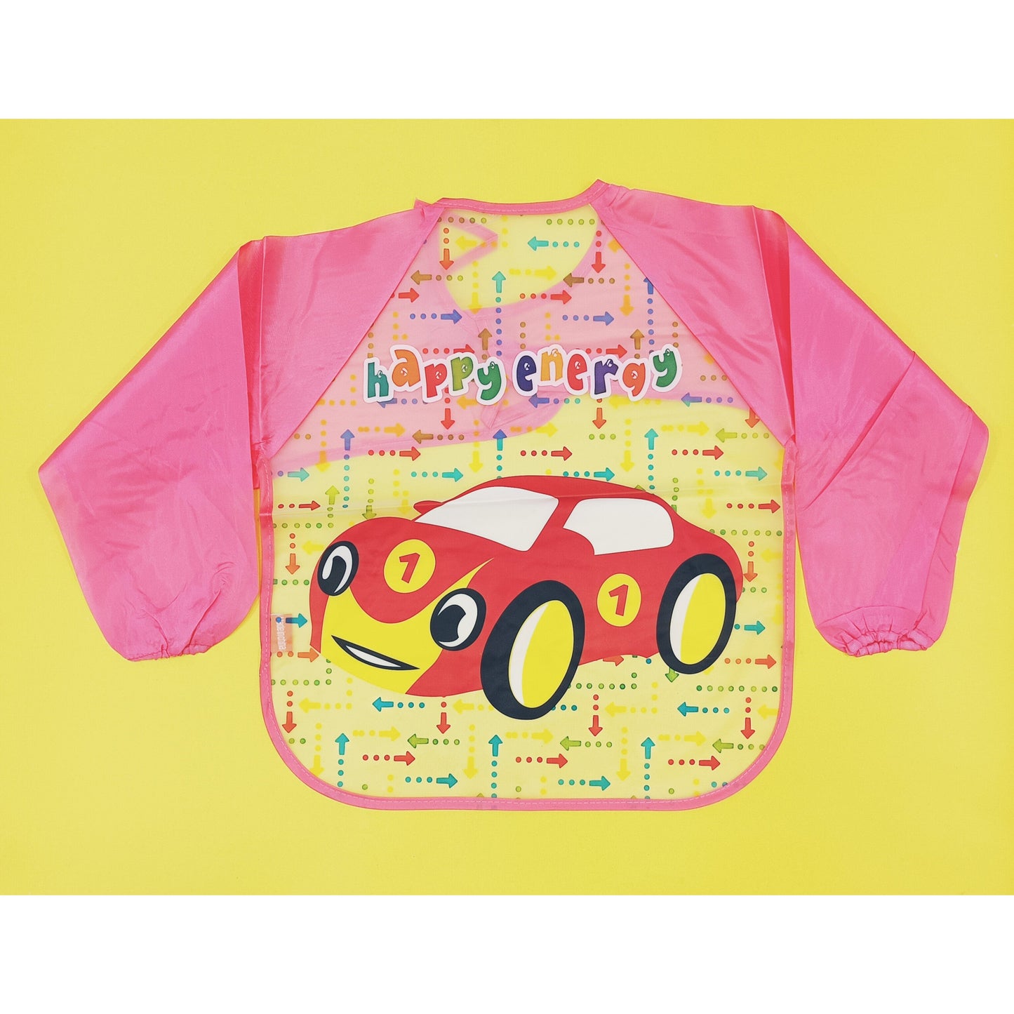 Apron Bib - Red Car