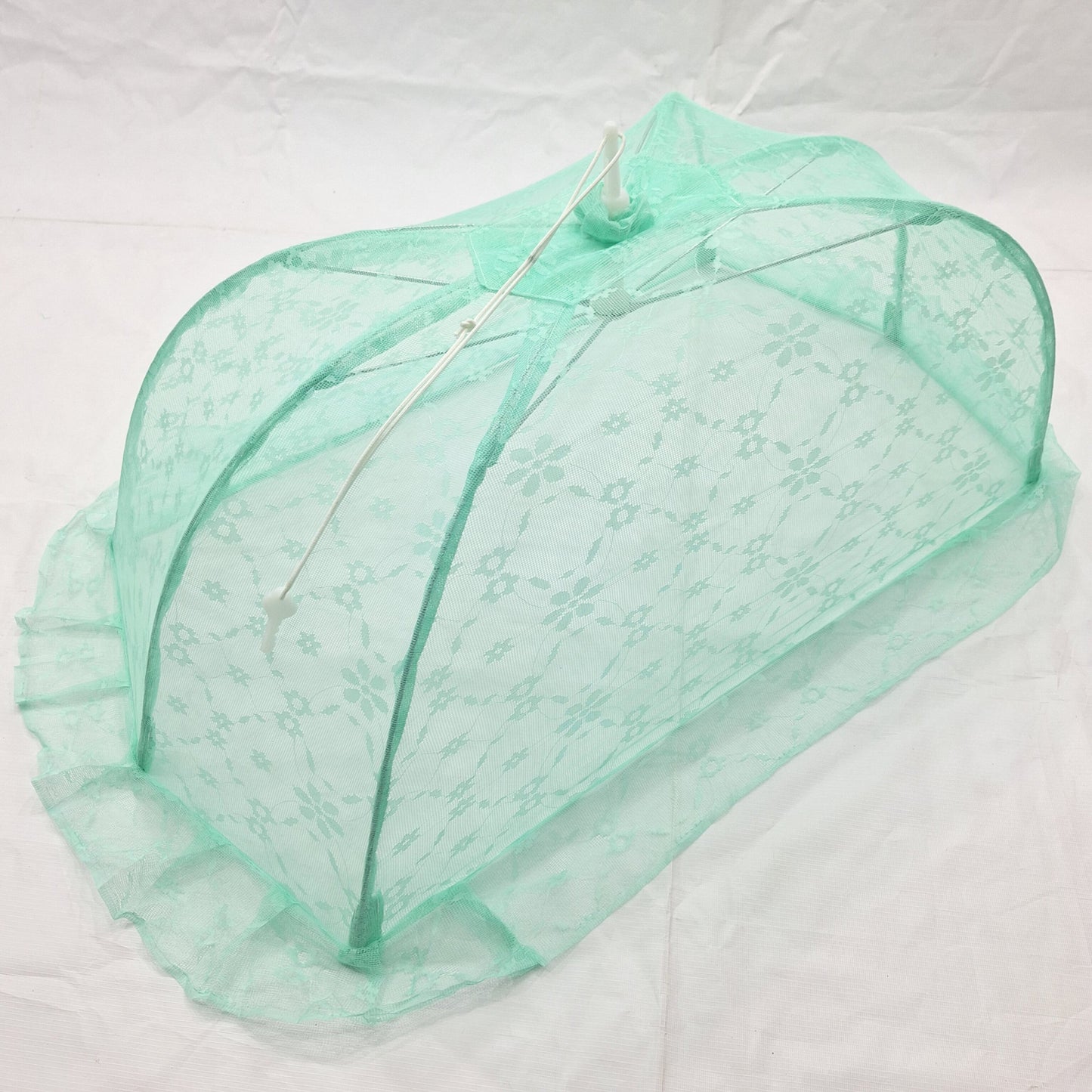 Stainless Steel - Foldable Umbrella Mosquito Net - Green