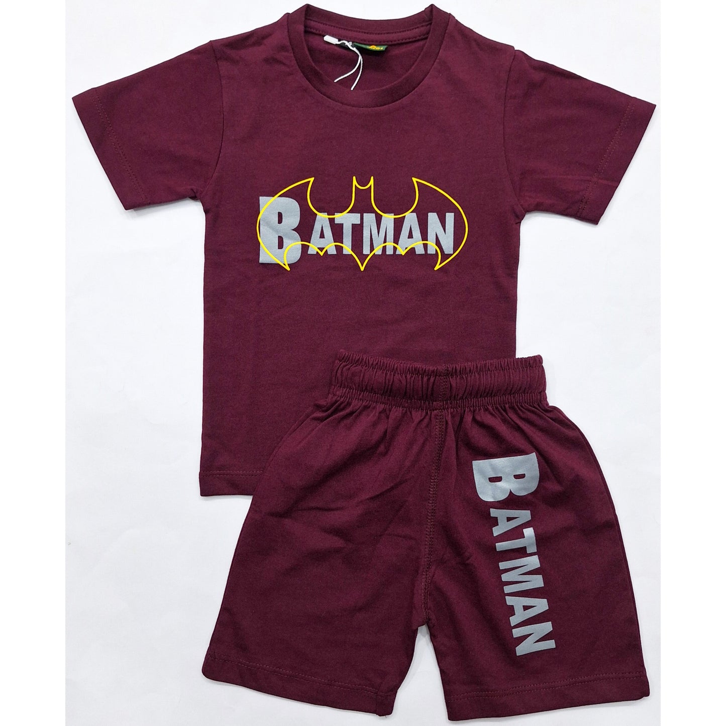 Adanos - T-Shirt & Shorts - Batman - Maroon