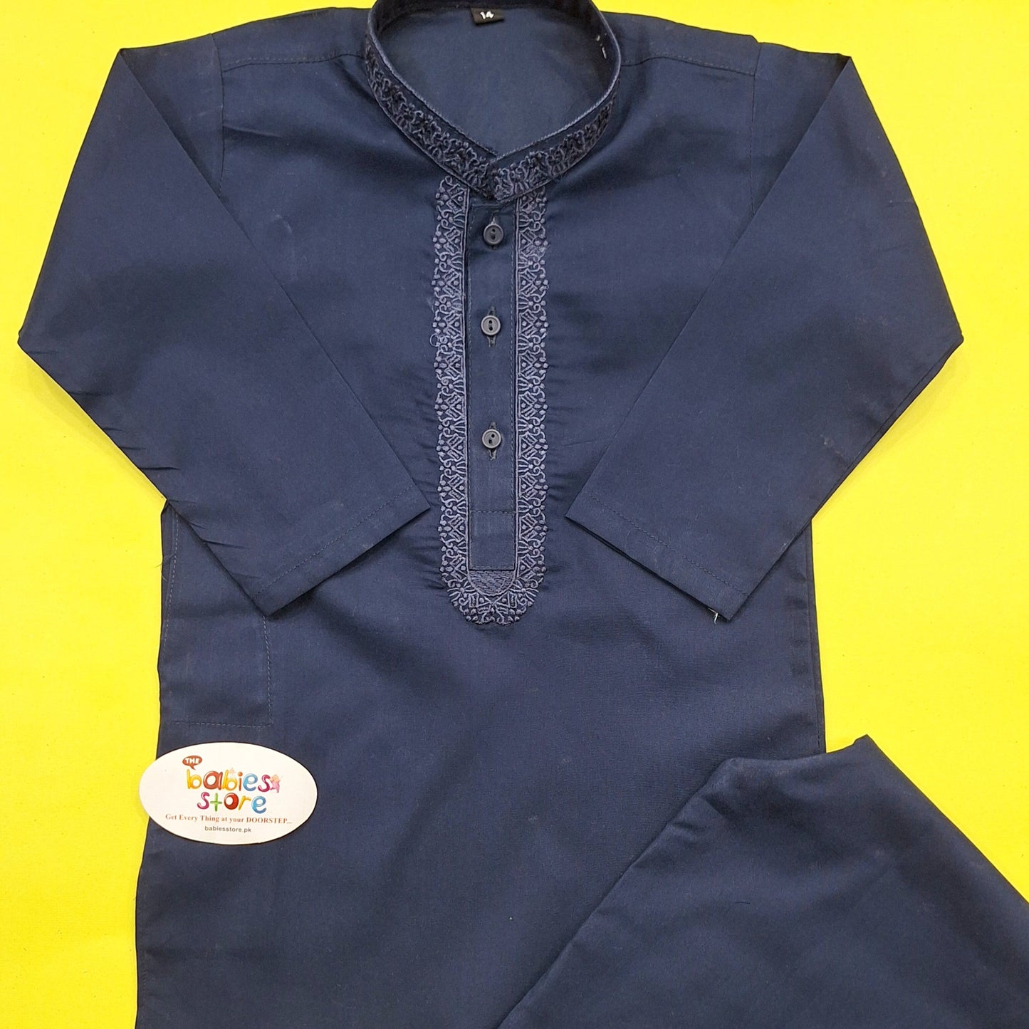 Soft Cotton - Kurta Shalwar - Navy Blue