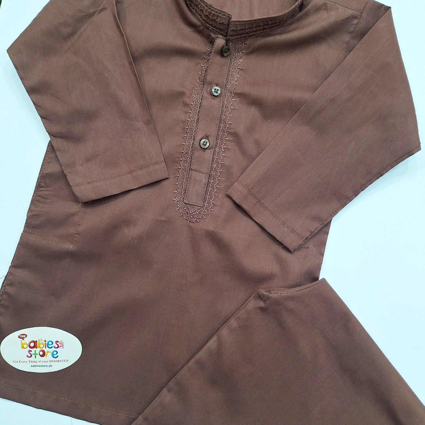 Soft Cotton - Kurta Shalwar - Brown