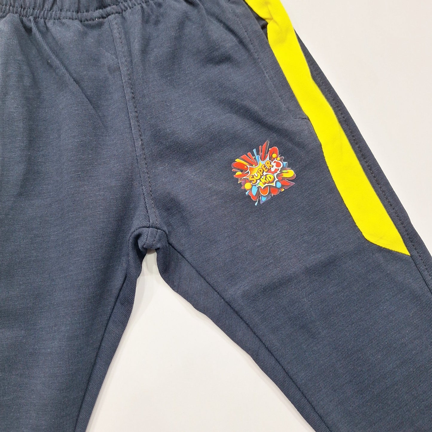 Super Kid - Short Sleeves - Track Suit - Yellow