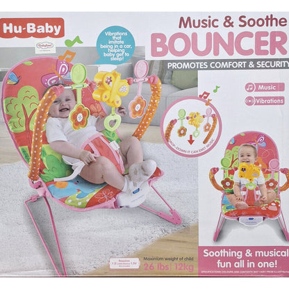 Hu-Baby Bouncer - Pink