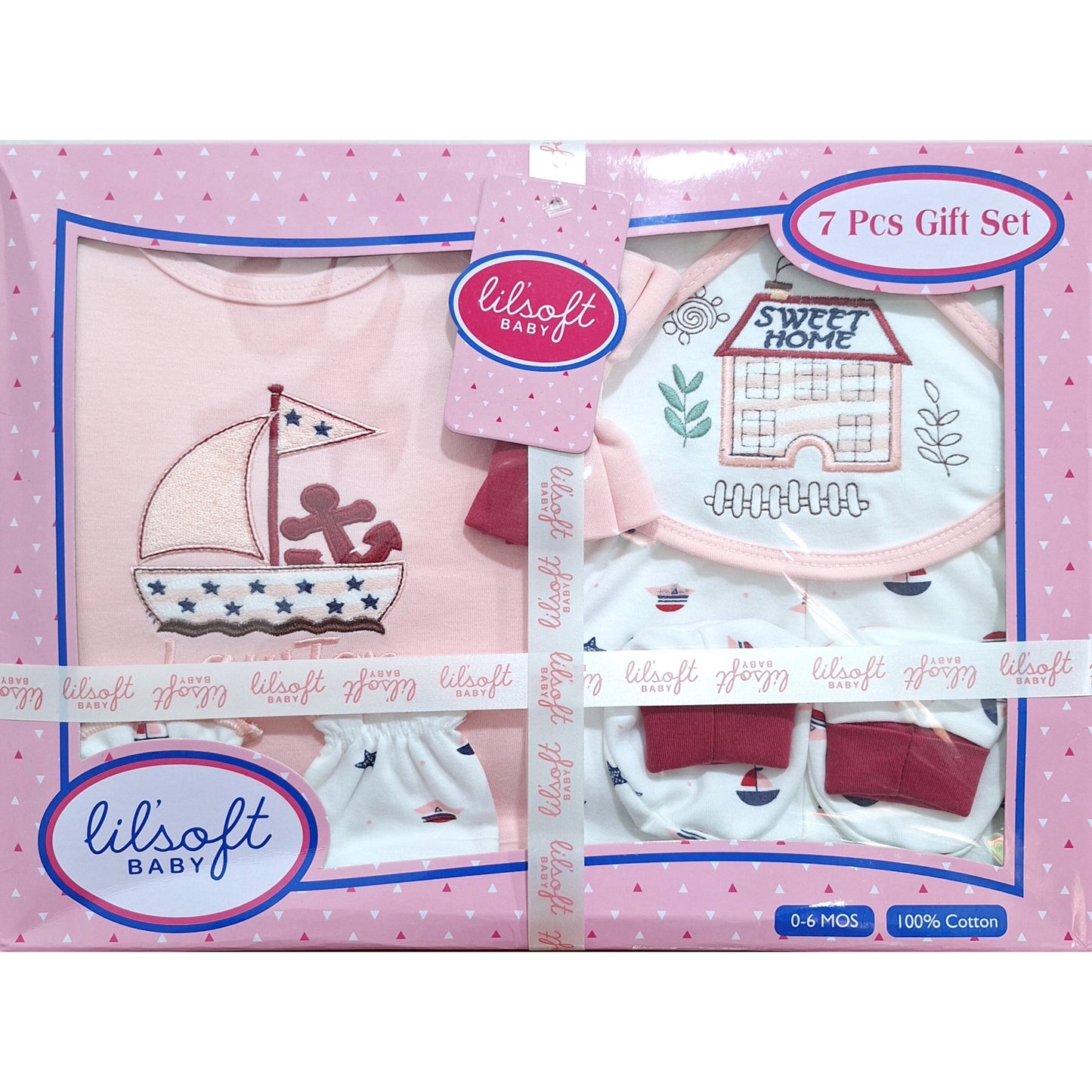 7 Pieces - Lilsoft Ship Gift Set - Pakistan