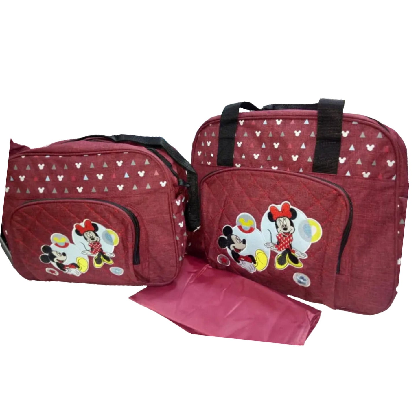 3 Pieces Mickey & Minnie Bag Set