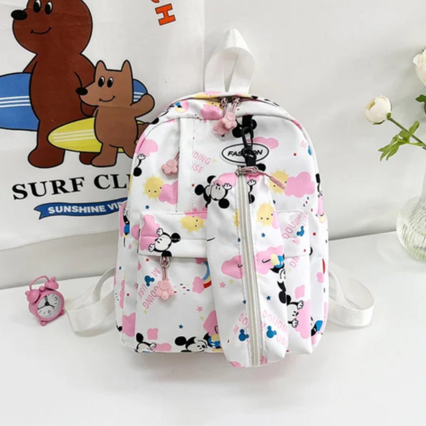 Mickey Rainbow Diaper Backpack