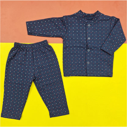 TBS - Night Suit - Navy Blue - Hearts