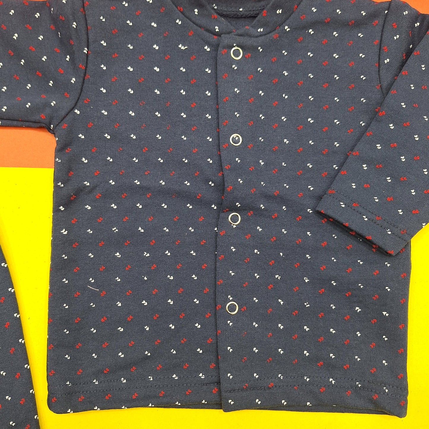 TBS - Night Suit - Navy Blue - Hearts