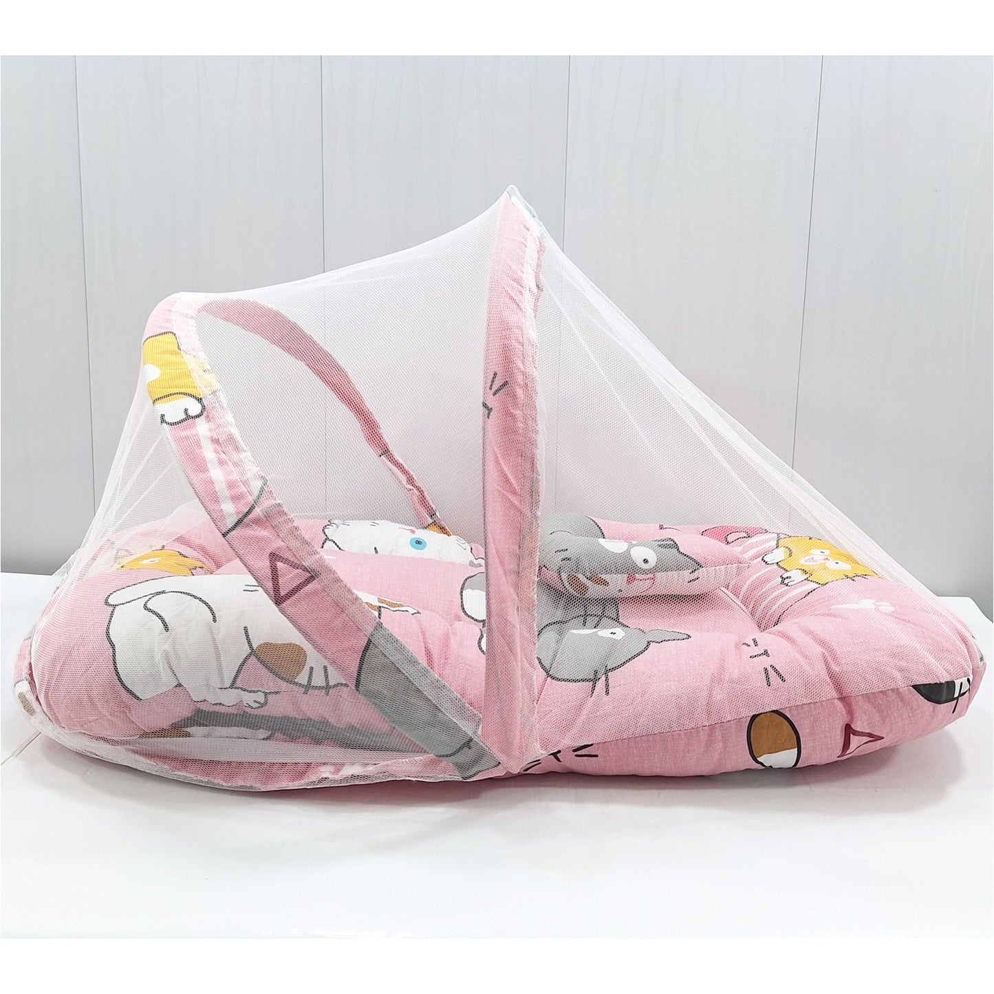 Mosquito Bed Net - Vol-10-24 - Pink - Cats