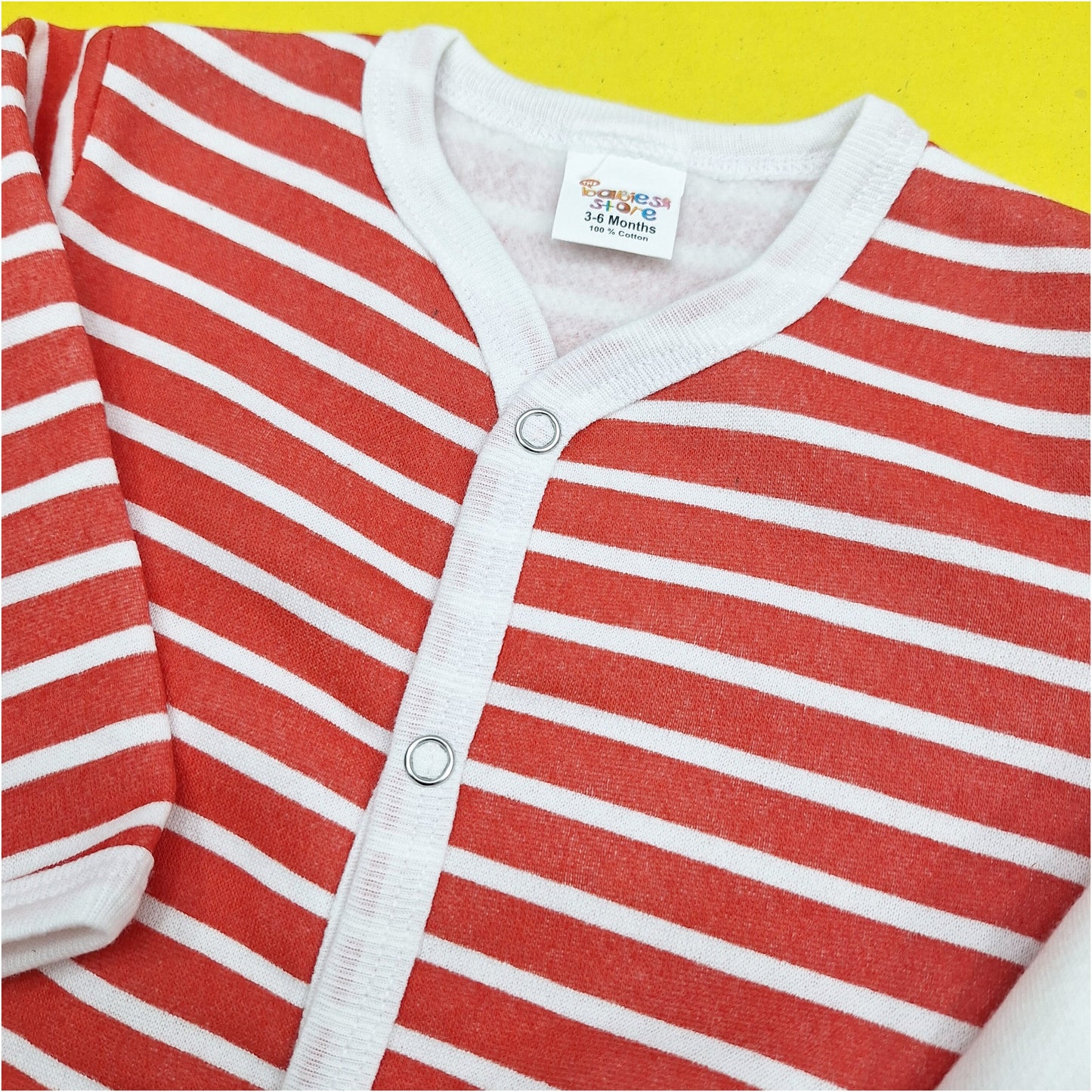 TBS - Pack of 2 Rompers - Fleece - Red - Stripes & Cars