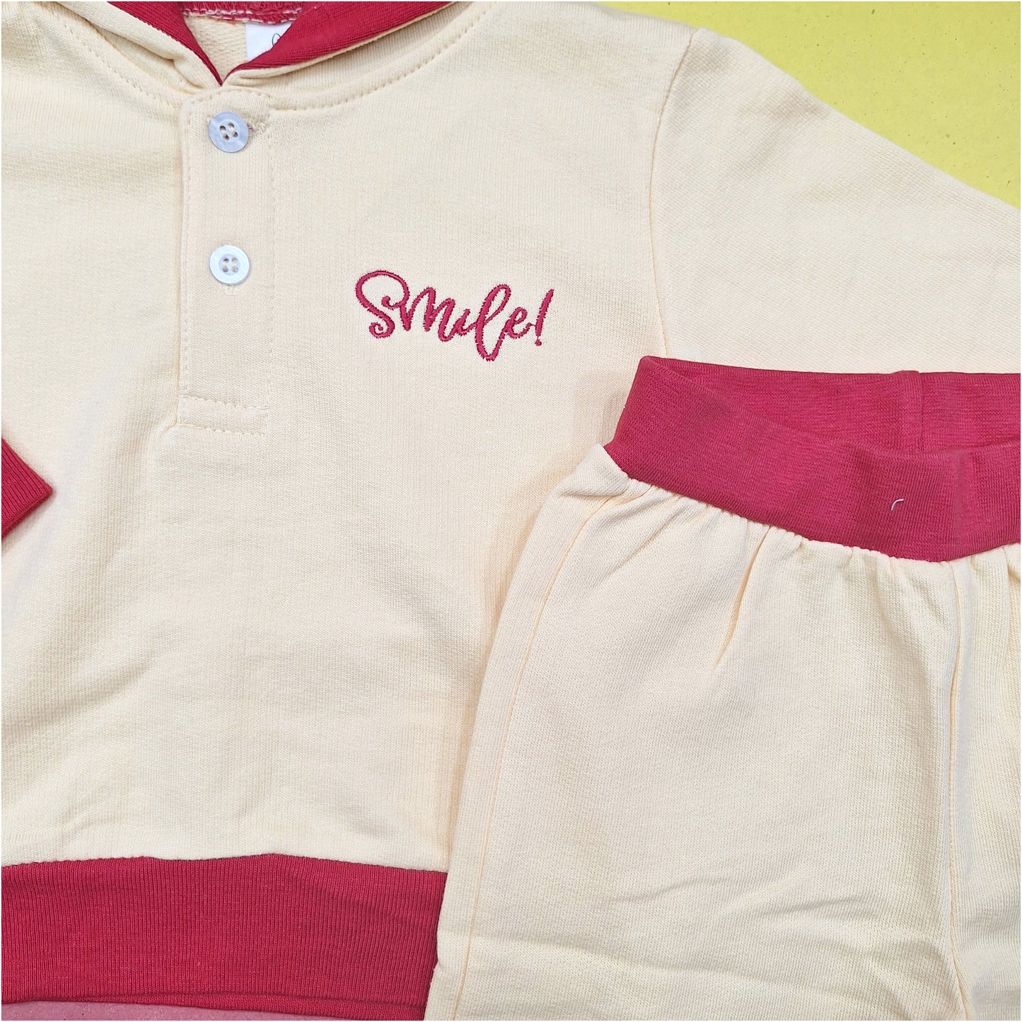 Track Suit - Yellow - Smile