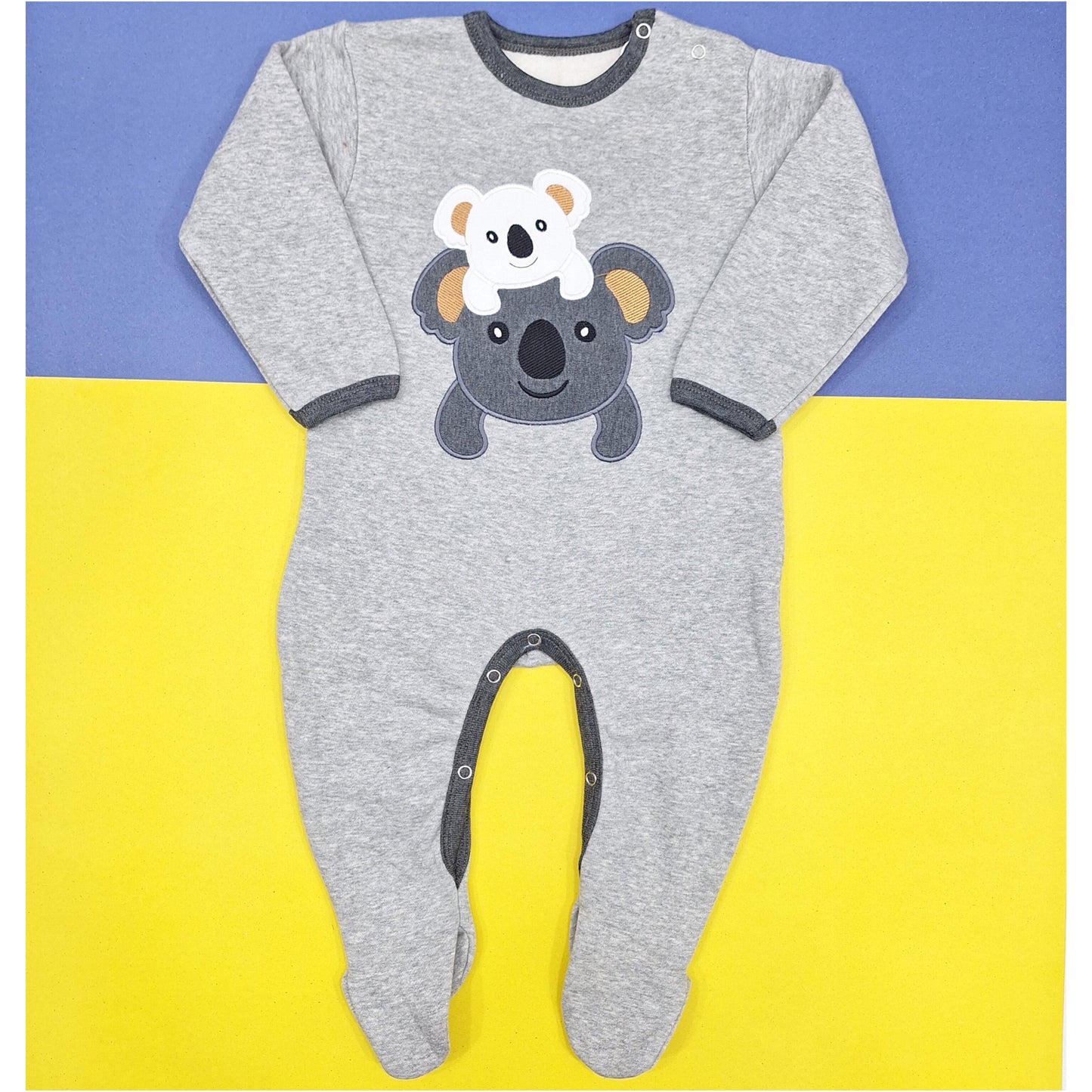 TBS - Fleece Romper - Grey - Koala