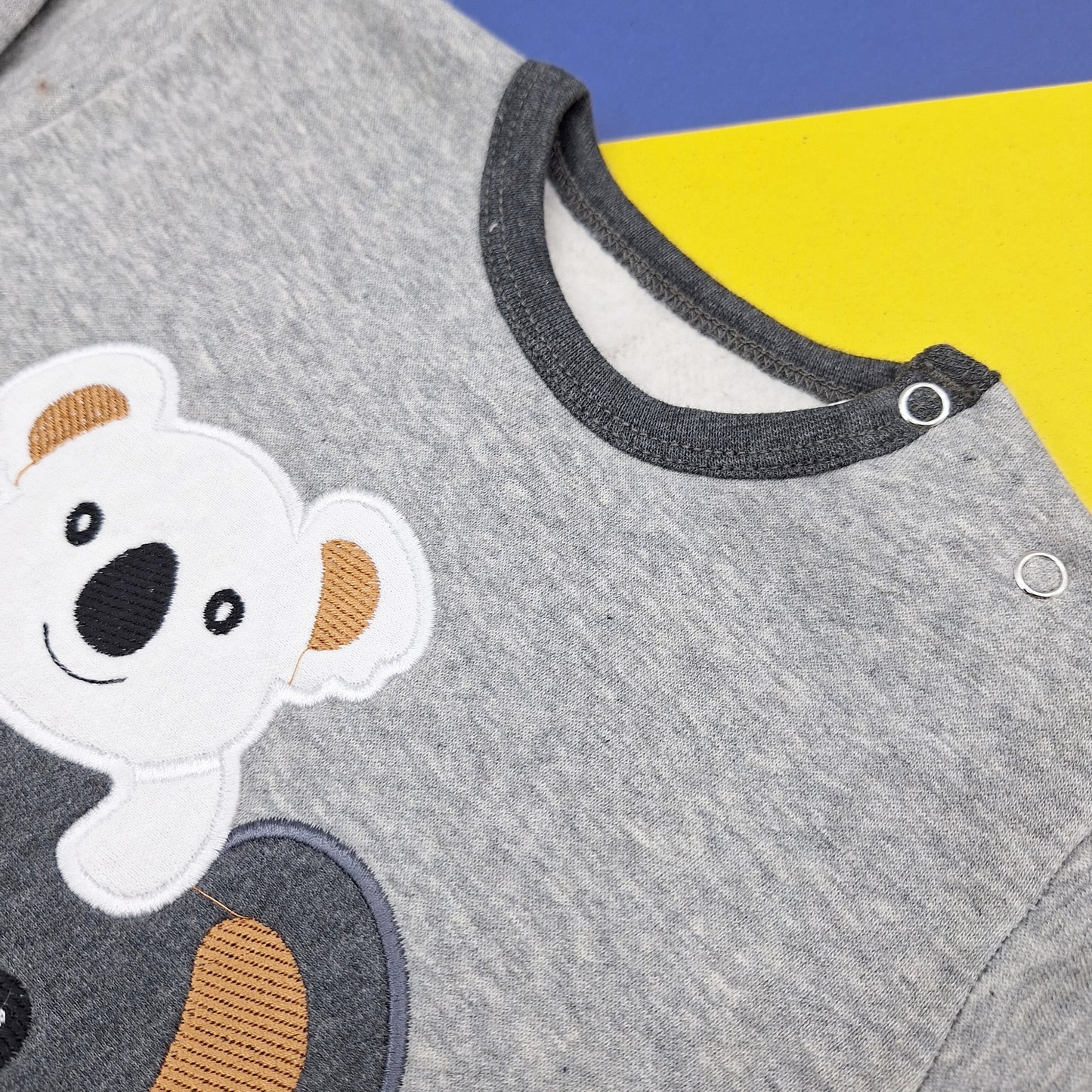 TBS - Fleece Romper - Grey - Koala