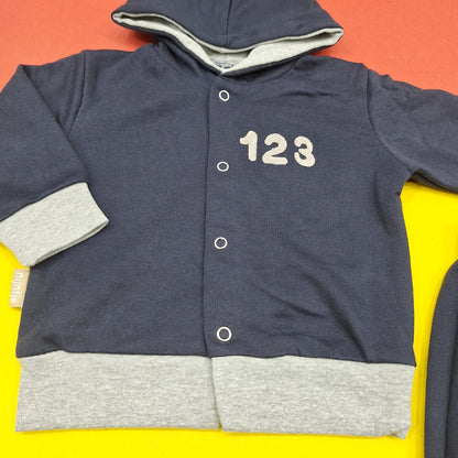 Track Suit - Navy Blue - Numbers