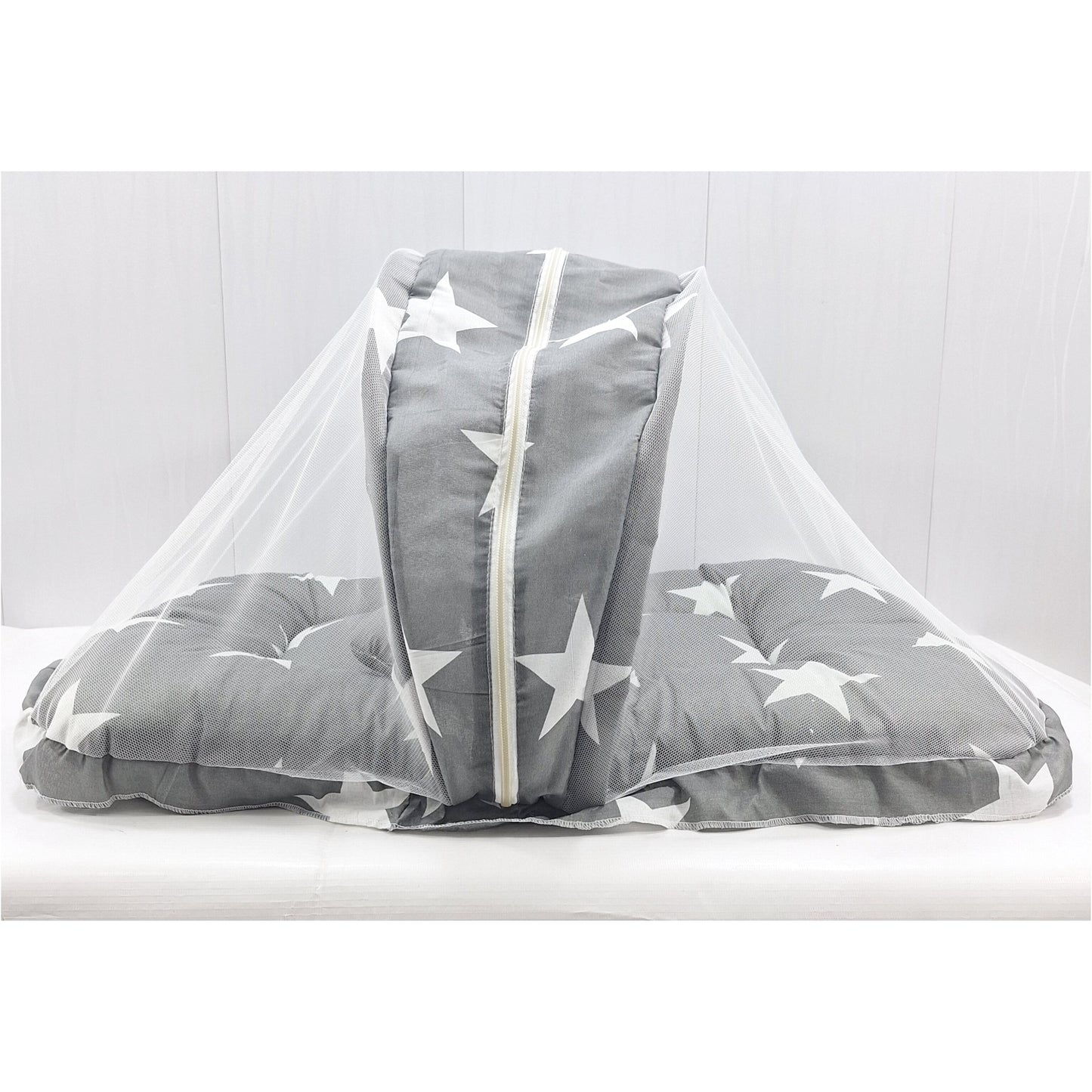 Mosquito Bed Net - Vol-11-24 - Grey - Stars