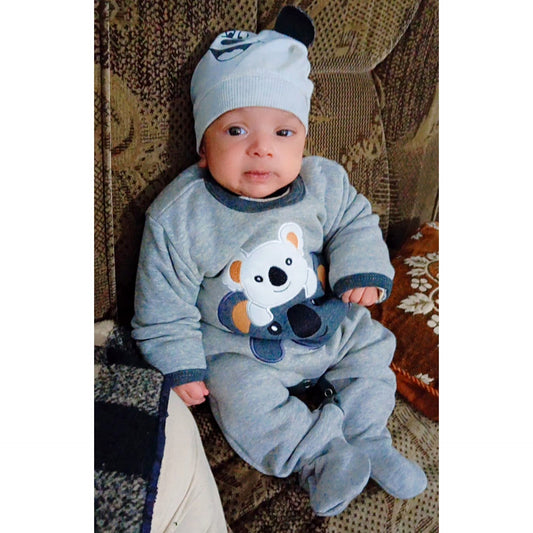 TBS - Fleece Romper - Grey - Koala